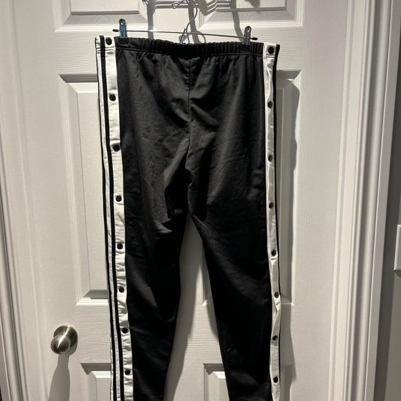 Black Classic Adidas Sweatpants With - Picture 1 of 3